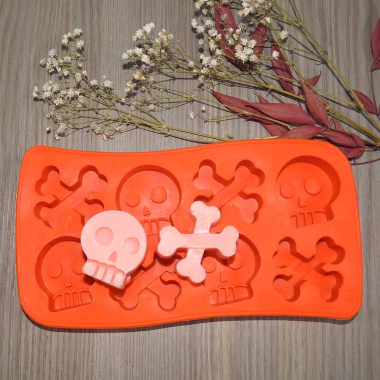 Оранжевая прессформа торта силикона помадки подгоняла размеры устойчивые для украшать