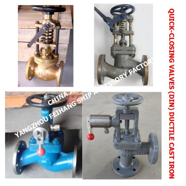 QUICK-CLOSING VALVES (DIN) DUCTILE CAST IRON FOR MARINE SERVICE PRESSURE RATING PN16/10