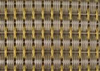 Cabinet Yellow Decoration Wire Mesh Ss304 Decorative Steel Mesh Fencing Panels