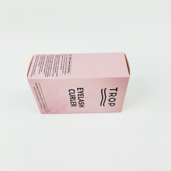 Boîte d'emballage personnalisée pour recourbe-cils avec design en relief