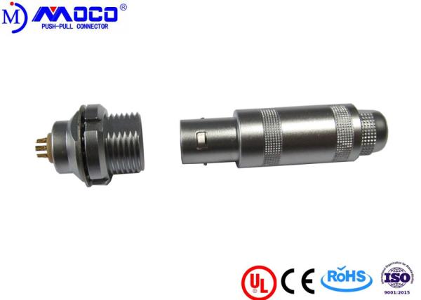 Male / Female Back Panel Mount Wire Connector , Electrical Quick Release Connectors