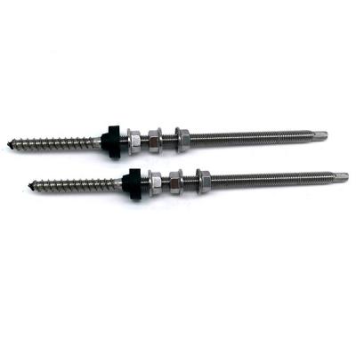 Solar Mounting Roof SUS304 SUS316 Metric Double End Thread Hanger Bolts