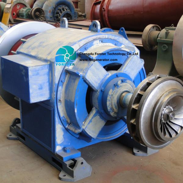 Thyristor Excitation Francis Turbine Generator 11.8m-30m Head Corrosion Resistance
