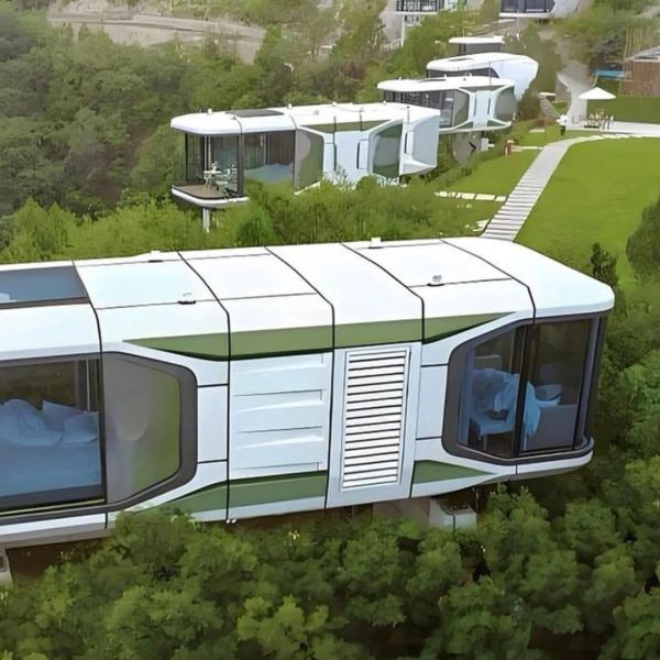 Soundproof 35-42 Decibel Apple Cabin, Multifunctional Integrated Living Cabin
