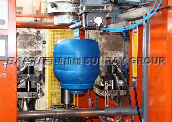 56.5KW Automatic Extrusion Blow Molding Machine , 50 Liter Plastic Drum Making Machine SRB90