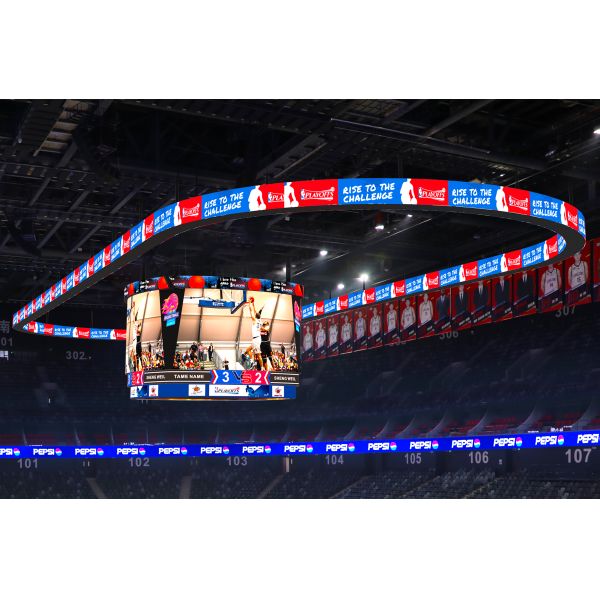 500x500mm Die-Cast Aluminum Cabinet Stadium Perimeter LED Display for Stage Church Broadcasting Studio