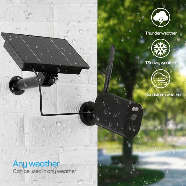 камера сети 4W камеры слежения PTZ POE 1080P 20fps PIR 4G Wifi с панелями солнечных батарей