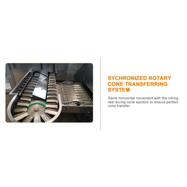 машина печенья вафли производственной линии конуса мороженого 1.5kw печь