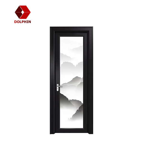 Кухня Bathroom туалета двери профиля качания алюминиевая подгоняла закаленную стеклянную дверь окна