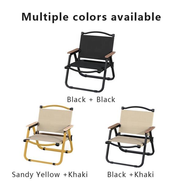 Kermit Outdoor Folding Chair 150kg Capacity Carbon Steel Frame