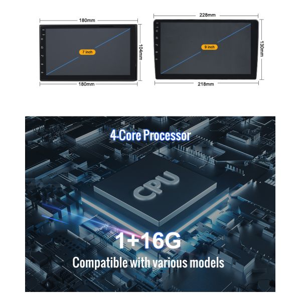 MTK 9211 Автомобильный DVD-плеер GPS 4 ядра WIFI GPS поддержка сенсорного экрана Задняя камера Автомобильное радио