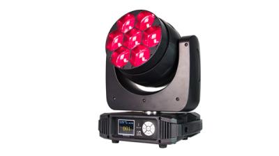High Power Beam Moving Head Light , 7*40W Moving Head Disco Lights