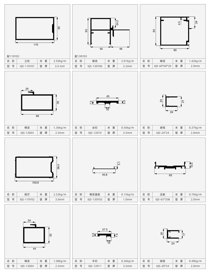 Anodizing Glazed Aluminum Curtain Wall 6063 T5 Aluminium Curtain Walling