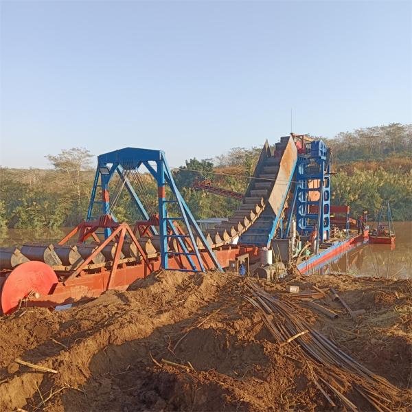 80-100m3/H Bucket Chain Dredger For River Sand Mining With High Efficiency