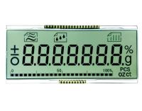 Dígito monocromático do segmento 4 da exposição 7 do TN LCD alfanumérico com Pin impermeável do conector 18