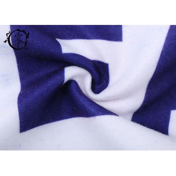 Fleece World Cup Sports Printed Scarf , Soccer Team Korea Sublimated Scarf