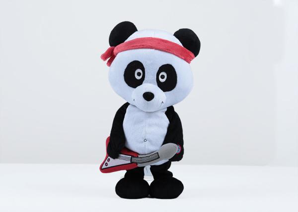 Black / White Panda Plush Toy , Soft Feeling Panda Bear Stuffed Animal