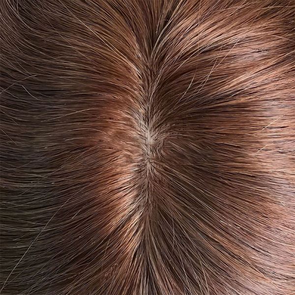 High Density European Free Part Silk Top Base 1B Real Remy Raw Hair Toupee Wig Pieces Toppers for Women