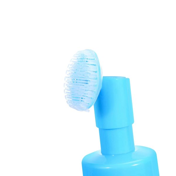 42/410 43/410 Customized Plastic Foaming Pump With Silicone Brush for Facial Skin Clean