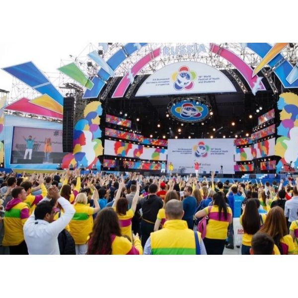 IP65 Outdoor Rental LED Display 6000 Nits Video Wall For Stage Performance