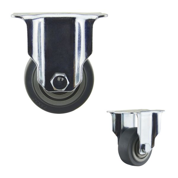 3 Silent Medical Cart 80kg Capacity Medium Duty Casters