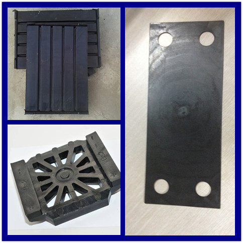 HDPE рельса впрыски отливая в форму/резиновые пусковые площадки следа для ориентированного на заказчика железнодорожного подвала