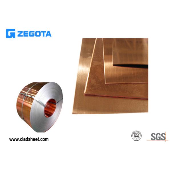 4.0mm Thickness Copper Clad Stainless Steel Plate