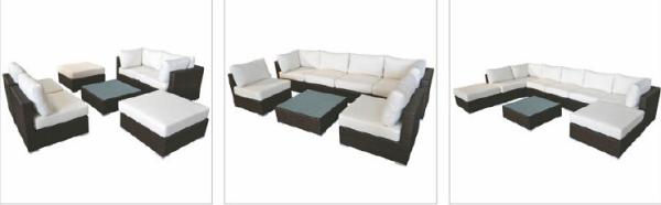 outdoor rattan modular sofa-15 series