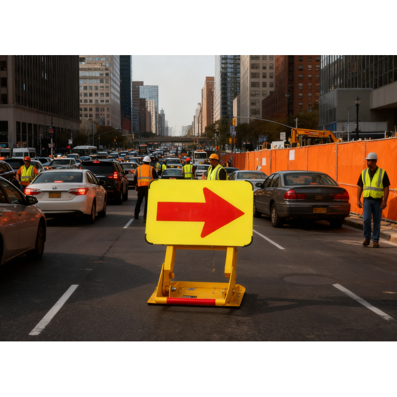 Yellow 13.4kg Anti Ram Vehicle Barriers Aluminum Rubber Sheet