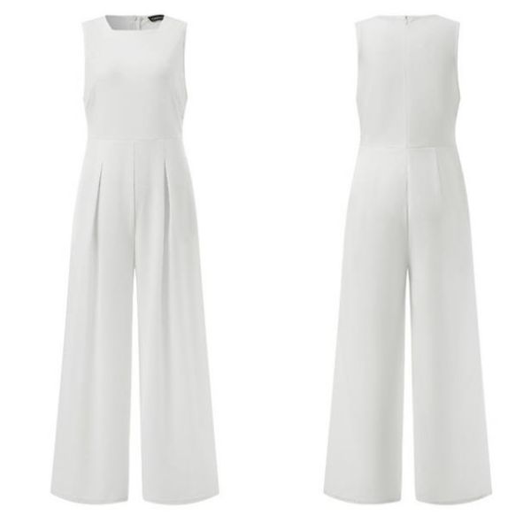 Женщин изготовителей одеяния Rompers комбинезонов Crewneck лета изготовленных на заказ безрукавные случайные свободные с карманами