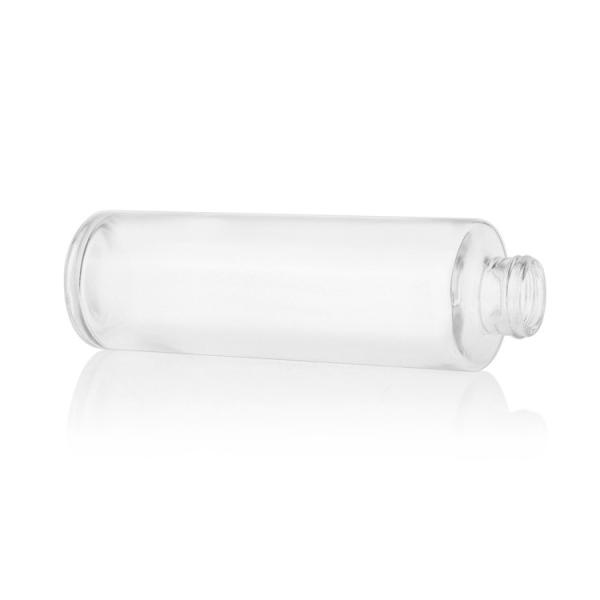 Cosmetic Clear Glass Lotion Sprayer Pump Bottle With Cap Gold Line Pump