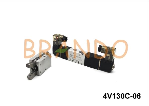 Flow Control Pneumatic Solenoid Valve 220V AC 1/8'' For Automation Equipment