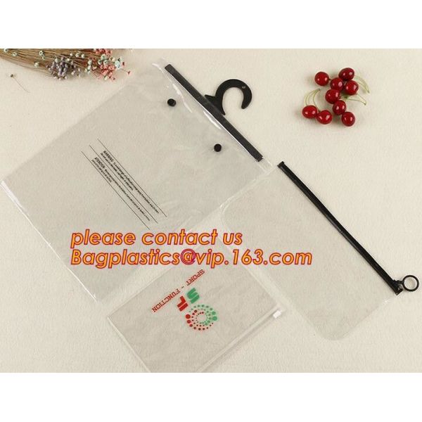 Custom Hanger Plastic Apparel Packaging Bags OEM Biodegradable Cloth Packing k Clothing Self Seal Garment bagease