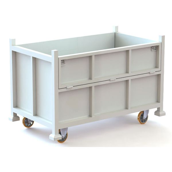 Cesta de acero movible de la jaula de la estantería de secado con el ODM del OEM de los echadores