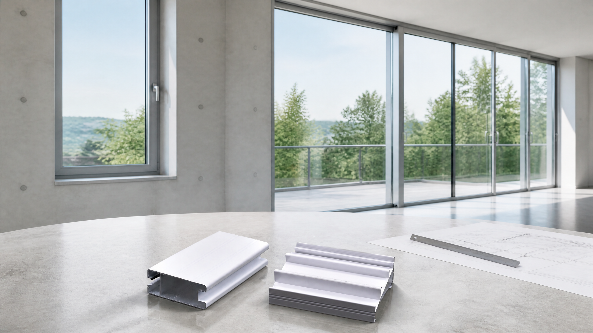 South African Market Custom Aluminum Profiles For Doors And Windows