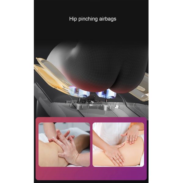 SPA Shiatsu Vibrating Massage Chair 135CM SL Track Masaje 3D 4D