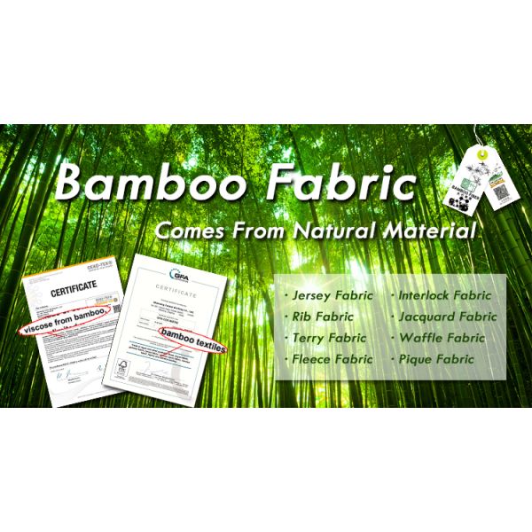 70% Bamboo 30% Organic Cotton Fabric Customized 5% Spandex Jersey Garment Clothes, Bamboo Fiber Viscose Fabric/