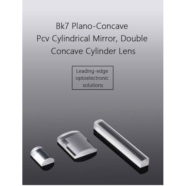Круговая прямоугольная плоскость Конкава цилиндрическая линза