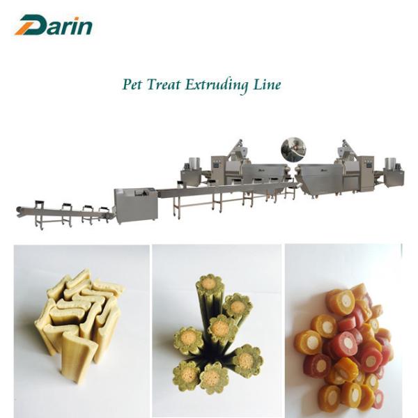 Máquina da transformação de produtos alimentares animais da extrusora do alimento de cão de estimação de Darin com controle do PlC