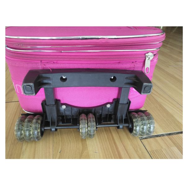 170T Lining Silk 8 Wheel Suitcase , 4 Pcs Carry On Travel Luggage With Wheels