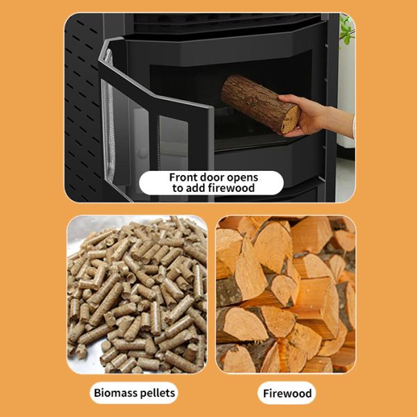Outdoor Pellet Rocket Stove Durable Efficient Smart Control Quiet Eco Friendly Heating