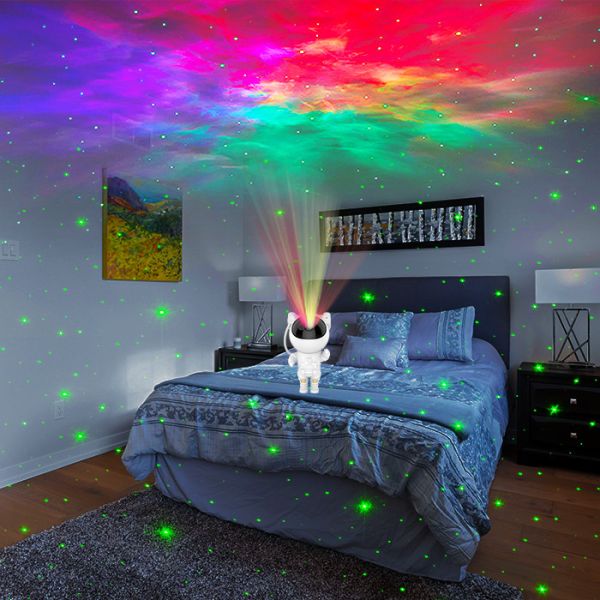 Adults Nebula Astronaut Galaxy Star Projector With Remote 360 Degree Adjustable