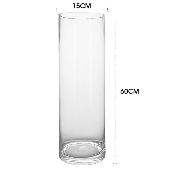 Minimalist 60cm High Tall Glass Vases The Perfect Combination of Style and Function