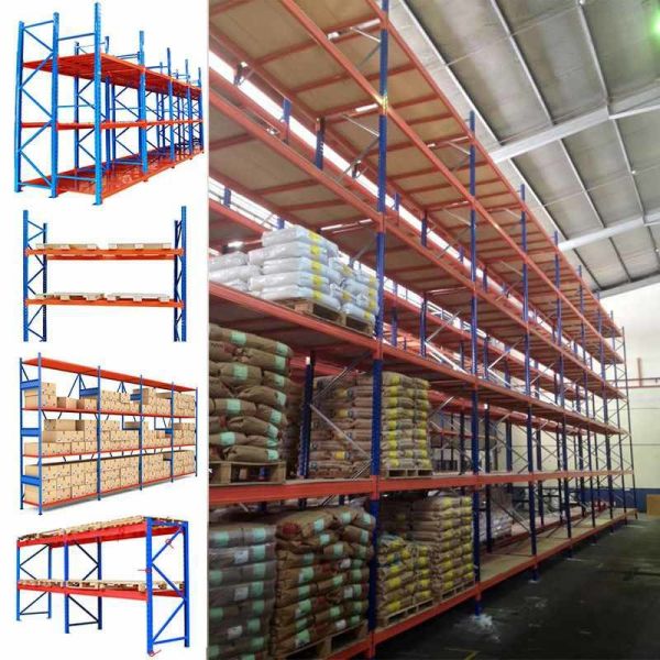 3t Upright Racking System ODM Commercial Shelving Uprights Palletized