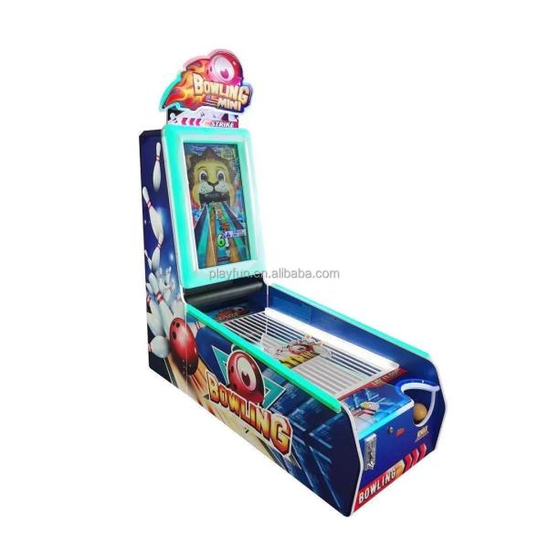 コイン操作ゲームマシン ミニボウリング キッディマシン チケットの買い換金 室内ミニボウリングゲームマシン