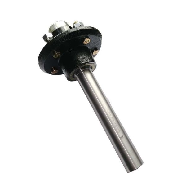 3500 lb 5 on 4.5 Trailer Hub Assembly with Customized Spindle Length and Materials