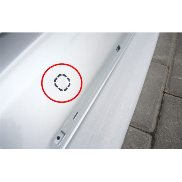 Couverture de pare-chocs Kit de carrosserie automobile avec bande de garniture chromée pour NISSAN X-TRAIL 2014