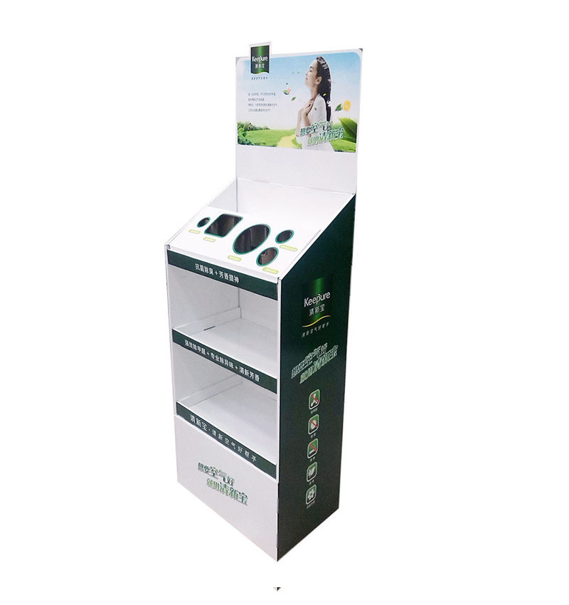 Commercial Sectional Display Furniture for Supermarket Advertising PVC Shelf Display