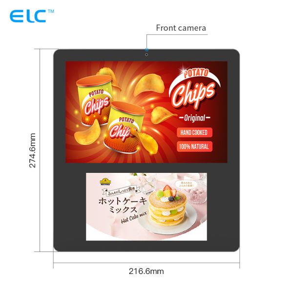 RoHS одобрило тонкую двойную функцию Signage 1024x600 SDK дисплея рекламы экрана