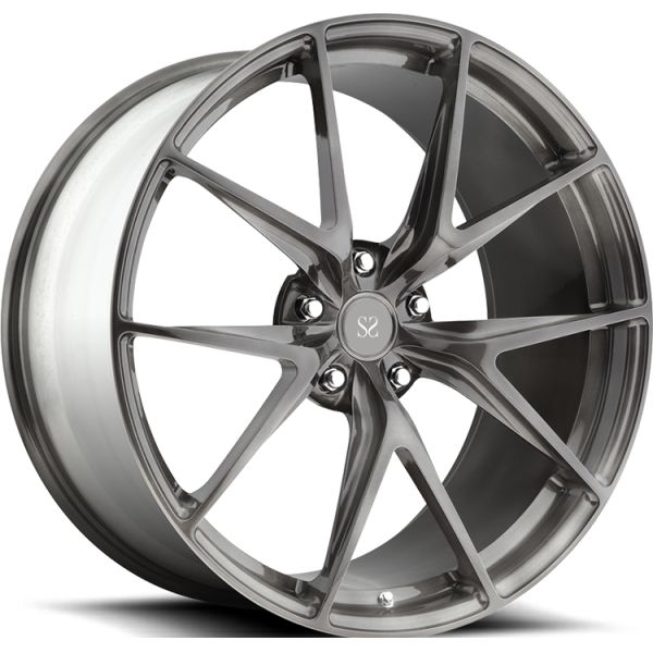 5x130 G63 1pc Forged Alloy Custom Wheels Rims 18 19 20 21 22Inch Hyper Silver